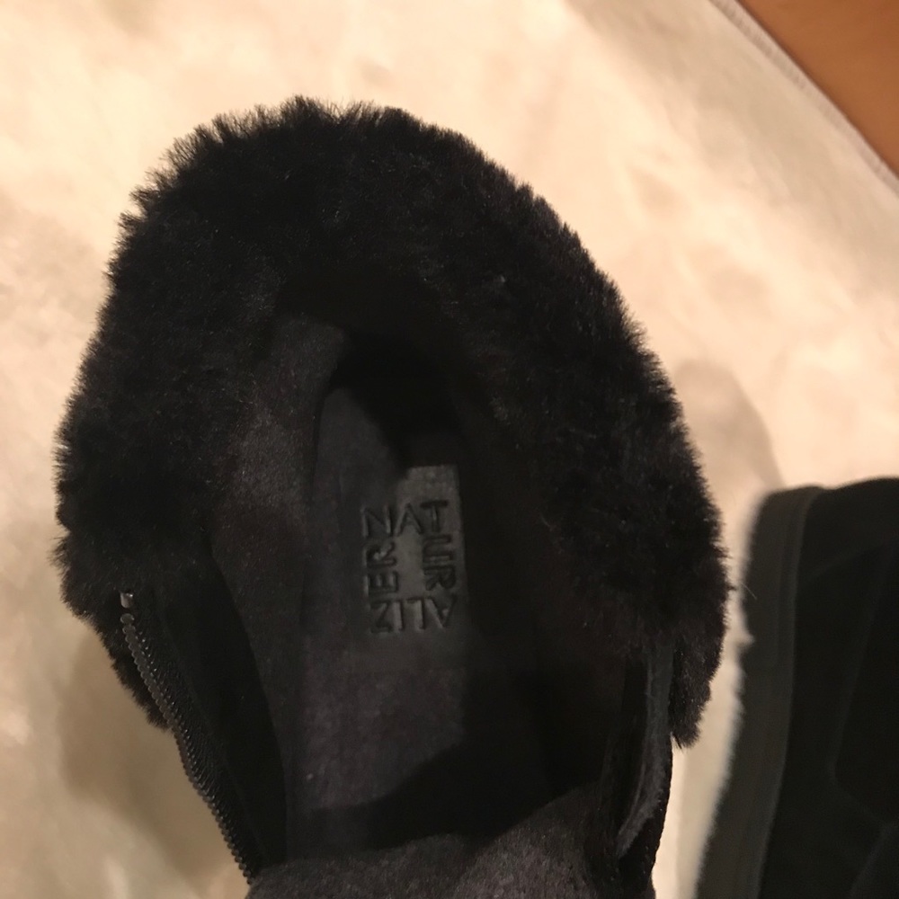 Naturalizer Baker Black Suede Bootie Sz 8 - Picture 3 of 6